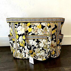 Vera Bradley "Get Carried Away" tote in retired Dogwood pattern